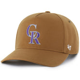 Brown Colorado Rockies Carhartt x '47 Hitch Adjustable Hat