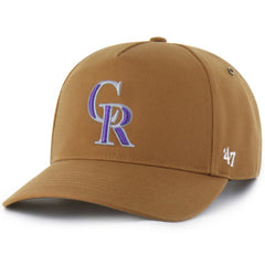 Brown Colorado Rockies Carhartt x '47 Hitch Adjustable Hat