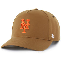 Brown New York Mets Carhartt x '47 Hitch Adjustable Hat