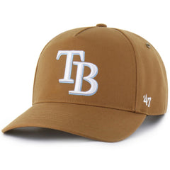 Brown Tampa Bay Rays Carhartt x '47 Hitch Adjustable Hat