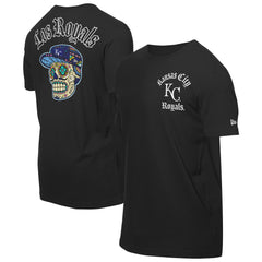 Black Kansas City Royals New Era Sugar Skulls T-Shirt