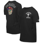 Black Philadelphia Phillies New Era Sugar Skulls T-Shirt