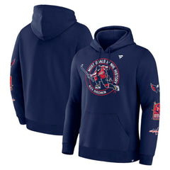 NHL Alexander Ovechkin Washington Capitals Fanatics NHL All-Time Leading Goal Scorer Badges Pullover Hoodie