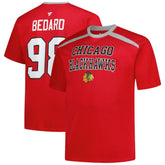NHL Connor Bedard Chicago Blackhawks Profile Big & Tall Name & Number T-Shirt
