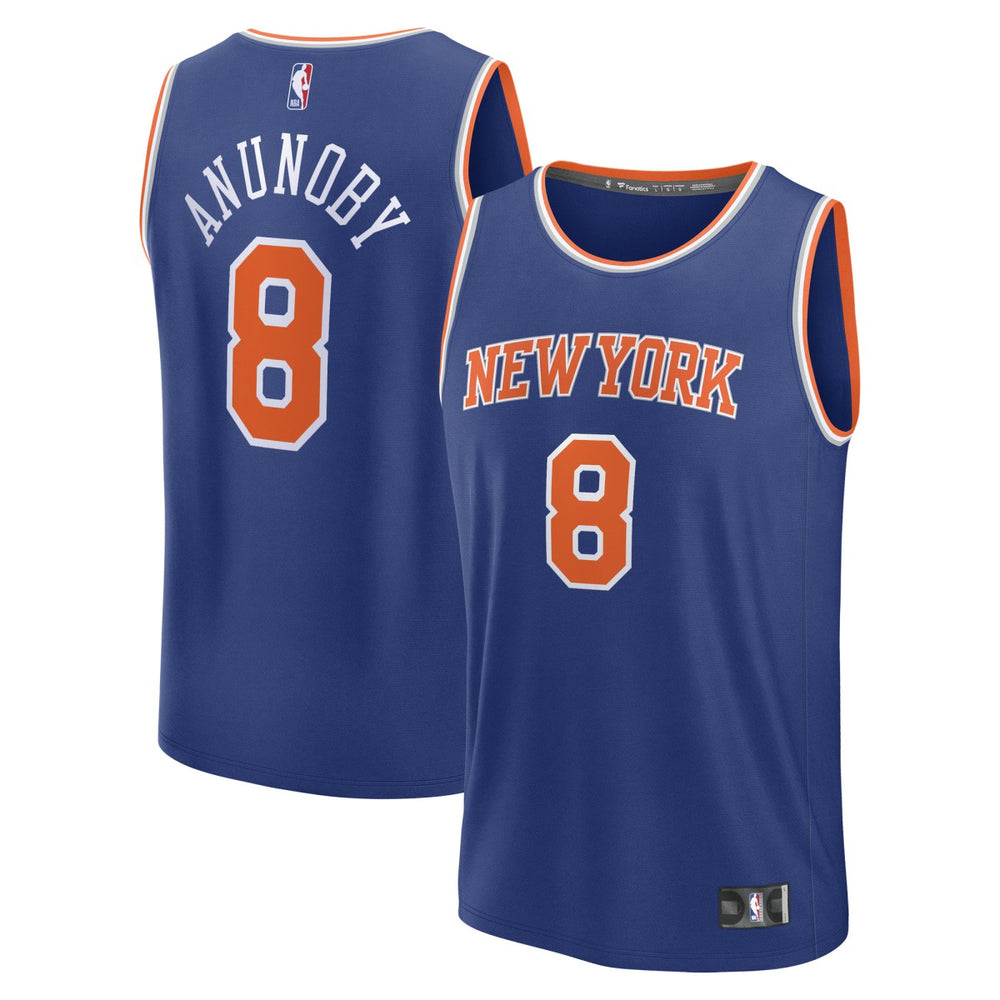 Fanatics OG Anunoby New York Knicks Fast Break Replica Player Jersey