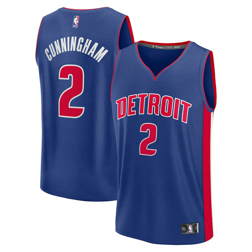 Fanatics Cade Cunningham Detroit Pistons Fast Break Replica Player Jersey sale