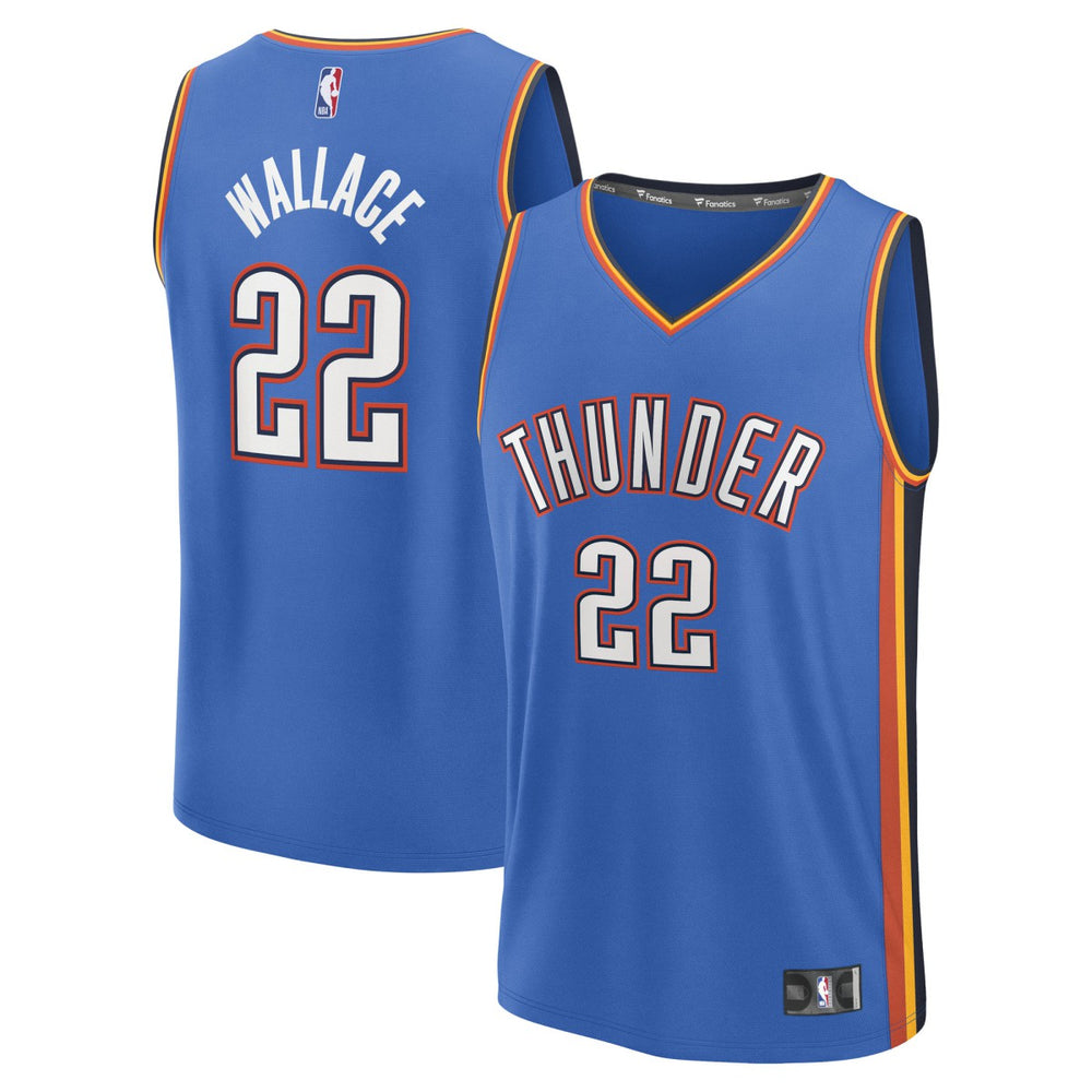 Fanatics Cason Wallace Oklahoma City Thunder Fast Break Replica Player Jersey