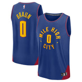 Fanatics Christian Braun Denver Nuggets Fast Break Replica Player Jersey sale