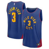 Fanatics Julian Strawther Denver Nuggets Fast Break Replica Player Jersey sale