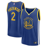 Fanatics Brandin Podziemski Golden State Warriors Fast Break Replica Player Jersey sale