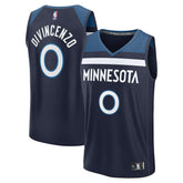 Fanatics Donte DiVincenzo Minnesota Timberwolves Fast Break Replica Player Jersey