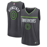 Fanatics Donte DiVincenzo Minnesota Timberwolves Fast Break Replica Player Jersey
