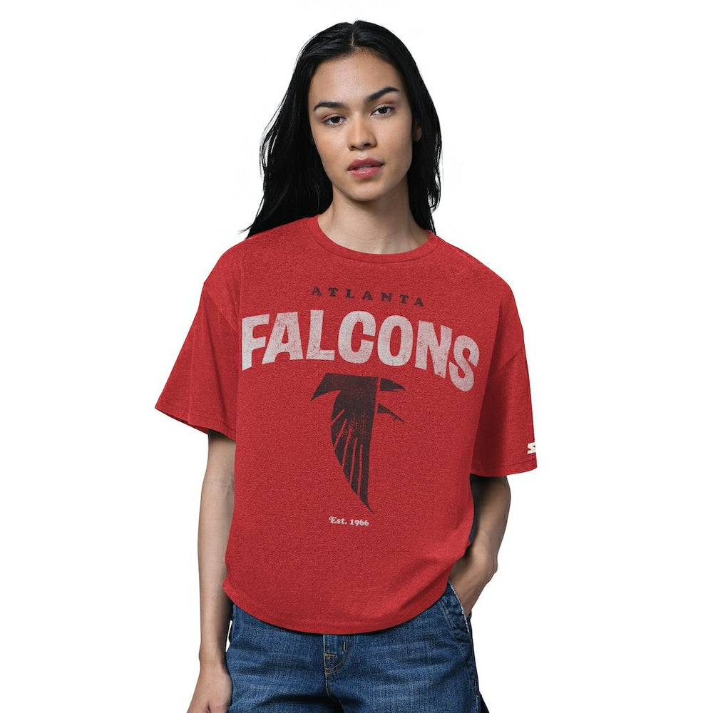 Starter Women's 1966 Throwback Collection Cropped T-Shirt - Atlanta Falcons T-shirts