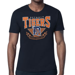 Navy Detroit Tigers Starter ‘80s Inspired T-Shirt