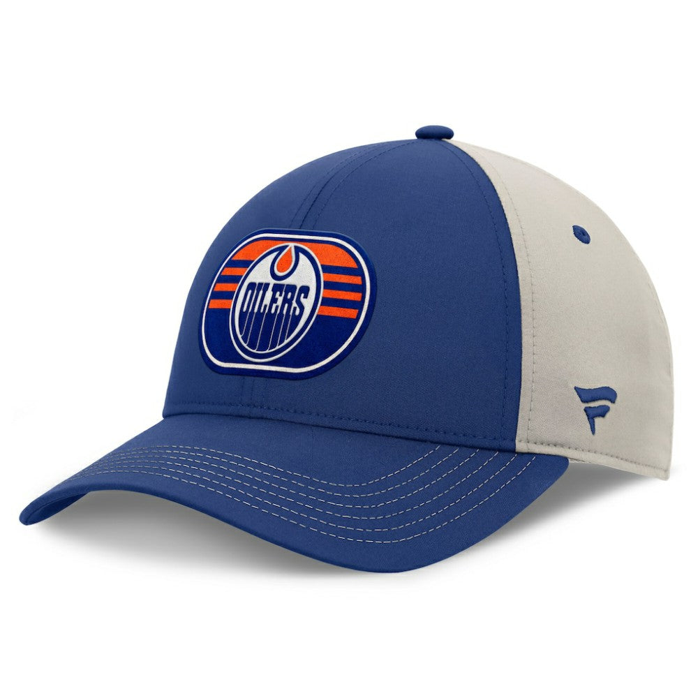 NHL Edmonton Oilers Fanatics 2025 Stanley Cup Playoffs Locker Room Trucker Adjustable Hat