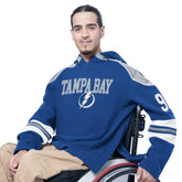 NHL Tampa Bay Lightning G-III Sports by Carl Banks Adaptive Wear Lord Stanley Hooded Long Sleeve Sweatshirt