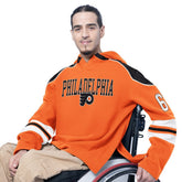 NHL Philadelphia Flyers G-III Sports by Carl Banks Adaptive Wear Lord Stanley Hooded Long Sleeve Sweatshirt