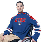 NHL New York Rangers G-III Sports by Carl Banks Adaptive Wear Lord Stanley Hooded Long Sleeve Sweatshirt