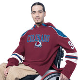 NHL Colorado Avalanche G-III Sports by Carl Banks Adaptive Wear Lord Stanley Hooded Long Sleeve Sweatshirt