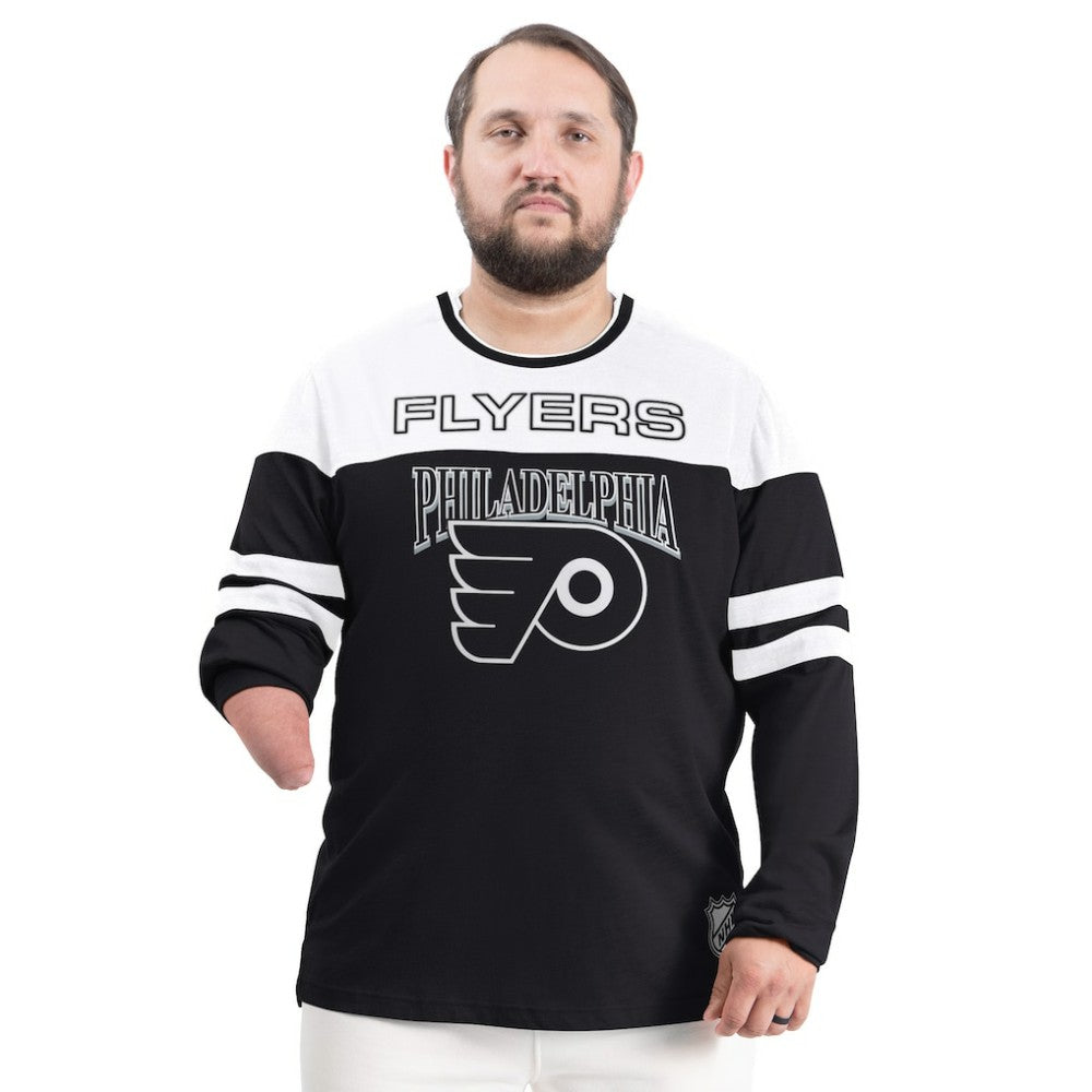 NHL Philadelphia Flyers G-III Sports by Carl Banks Adaptive Wear Outlast Durene Long-Sleeve T-Shirt