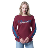 NHL Colorado Avalanche G-III 4Her by Carl Banks Women's Advantage Thermal Long-Sleeve Tri-Blend T-Shirt