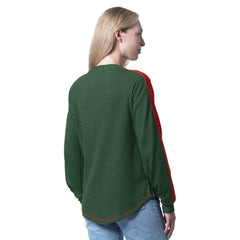 NHL Minnesota Wild G-III 4Her by Carl Banks Women's Advantage Thermal Long-Sleeve Tri-Blend T-Shirt