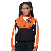 NHL Philadelphia Flyers Starter Girls Key Player Half Zip Jacket