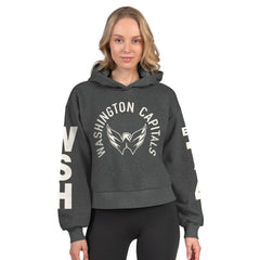 NHL Washington Capitals Starter Women's Star Player Cropped Fleece Hoodie