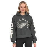NHL Detroit Red Wings Starter Women's Star Player Cropped Fleece Hoodie