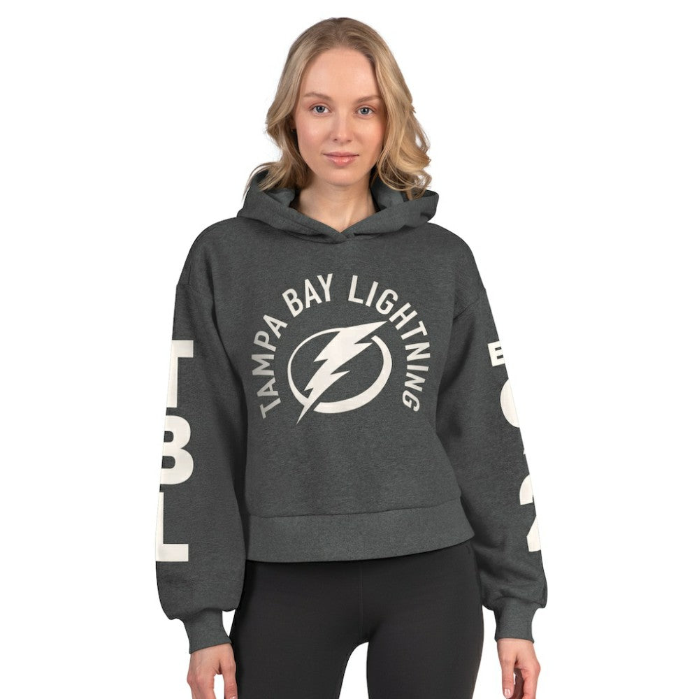 NHL Tampa Bay Lightning Starter Women's Star Player Cropped Fleece Hoodie