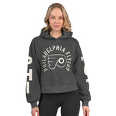 NHL Philadelphia Flyers Starter Women's Star Player Cropped Fleece Hoodie