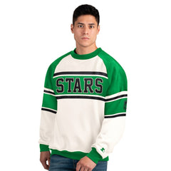 NHL Dallas Stars Starter Male Adult Defense Fleece Crewneck Sweatshirt