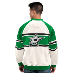 NHL Dallas Stars Starter Male Adult Defense Fleece Crewneck Sweatshirt