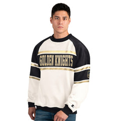 NHL Vegas Golden Knights Starter Male Adult Defense Fleece Crewneck Sweatshirt
