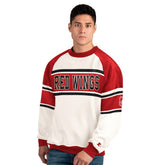 NHL Detroit Red Wings Starter Male Adult Defense Fleece Crewneck Sweatshirt