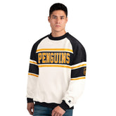 NHL Pittsburgh Penguins Starter Male Adult Defense Fleece Crewneck Sweatshirt
