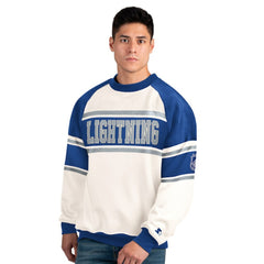 NHL Tampa Bay Lightning Starter Male Adult Defense Fleece Crewneck Sweatshirt