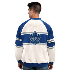 NHL Toronto Maple Leafs Starter Male Adult Defense Fleece Crewneck Sweatshirt