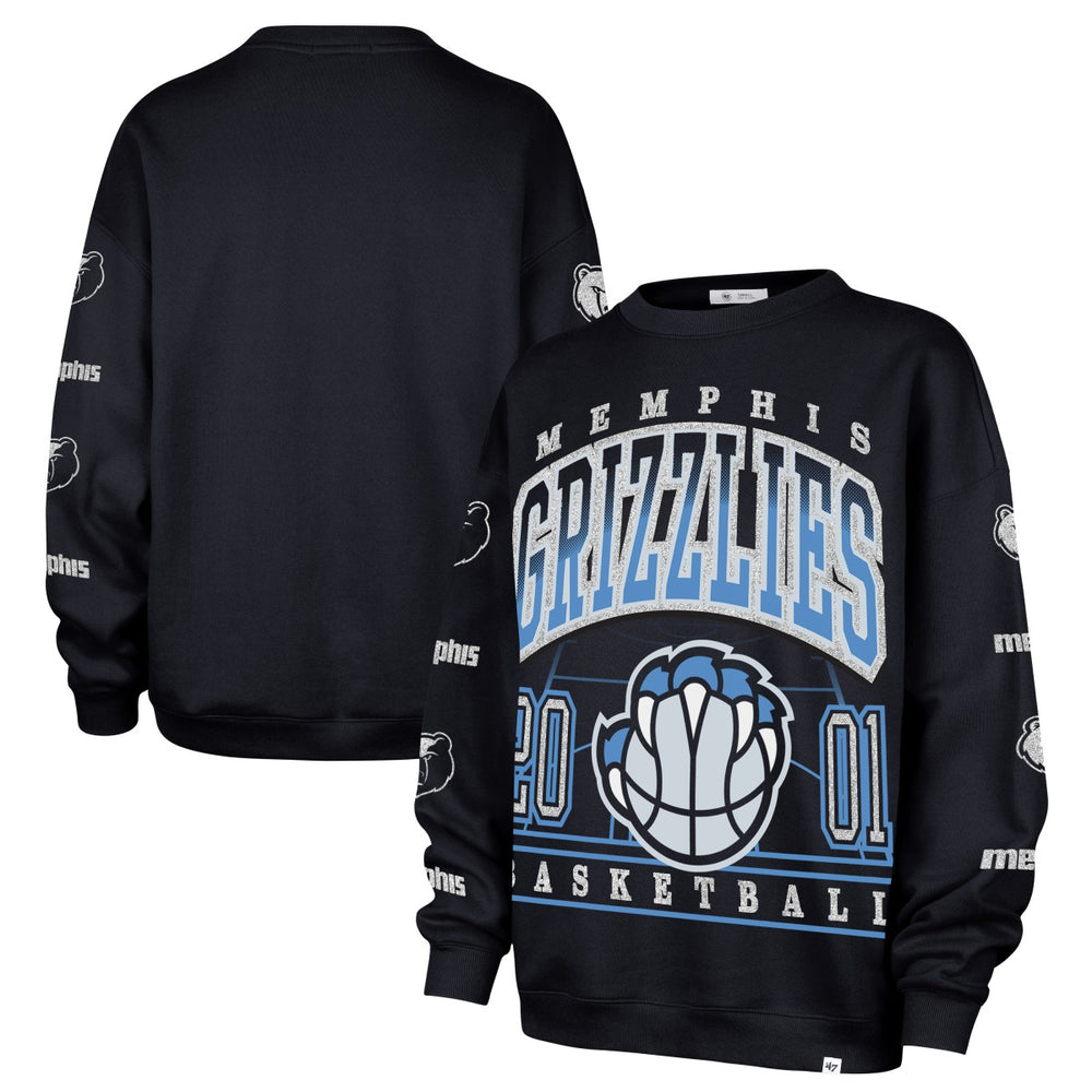 47 brand Memphis Grizzlies '47 Women's 2025/26 City Edition Go Big Oversized Sweatshirt