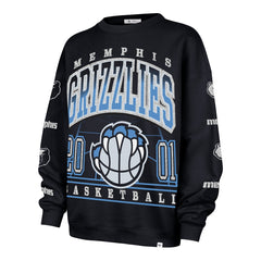 47 brand Memphis Grizzlies '47 Women's 2025/26 City Edition Go Big Oversized Sweatshirt