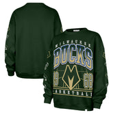 47 brand Milwaukee Bucks '47 Women's 2025/26 City Edition Go Big Oversized Sweatshirt