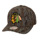 NHL Chicago Blackhawks Mitchell & Ness Hidden Camo Pro Crown Adjustable Hat