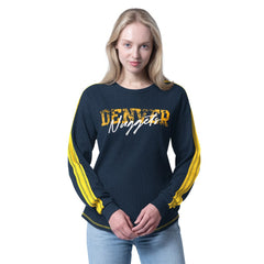 Denver Nuggets G-III 4Her by Carl Banks Women's Advantage Tri-Blend Long Sleeve T-Shirt sale