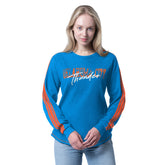 Oklahoma City Thunder G-III 4Her by Carl Banks Women's Advantage Tri-Blend Long Sleeve T-Shirt