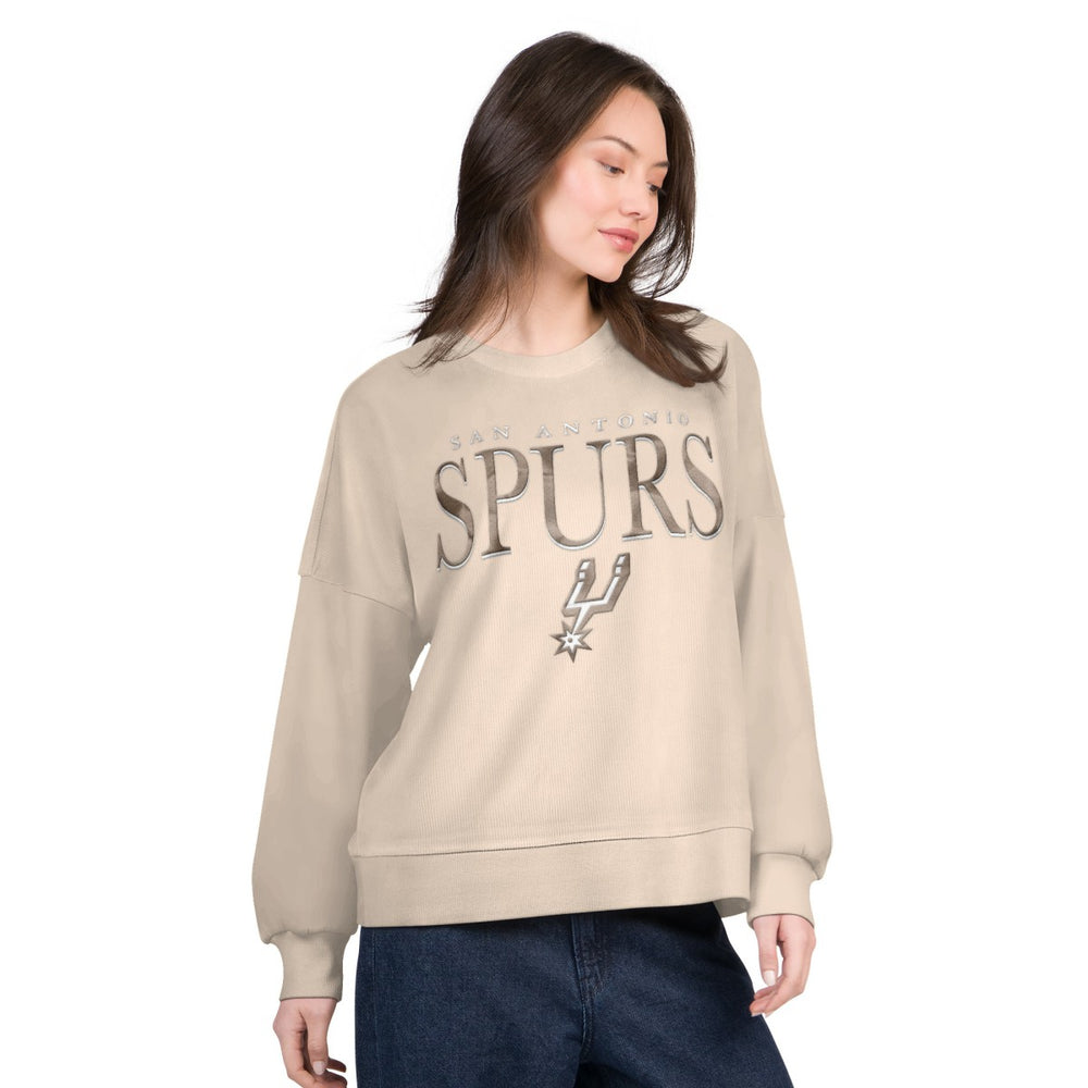 San Antonio Spurs G-III 4Her by Carl Banks Women's Oversized Vet II Sweatshirt