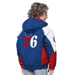 Philadelphia 76ers Starter Youth All Time Pro Jr. Full-Zip Hoodie Jacket