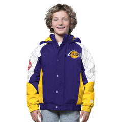Los Angeles Lakers Starter Youth All Time Pro Jr. Full-Zip Hoodie Jacket