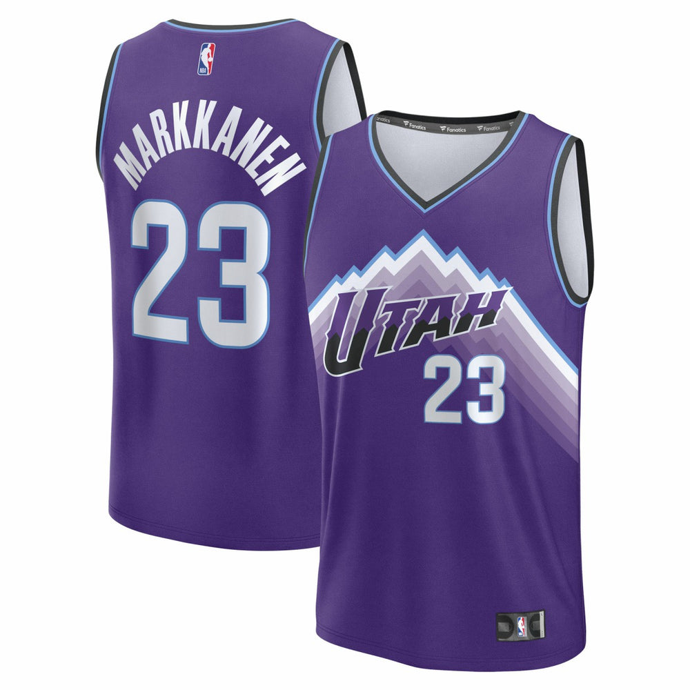 Fanatics Lauri Markkanen Utah Jazz Youth Fast Break Replica Jersey