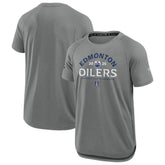 NHL Edmonton Oilers Fanatics 2025 Stanley Cup Playoffs Authentic Pro Rink Performance T-Shirt