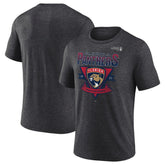 NHL Florida Panthers Fanatics 2025 Stanley Cup Playoffs Crossbar Tri-Blend T-Shirt